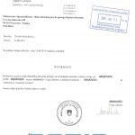 Sample of a Slovenian criminal record certificate from the Department for Criminal Records and Educational Measures (Oddelek za Kazensko Evidenco in Evidenco Vzgojnih Ukrepov).